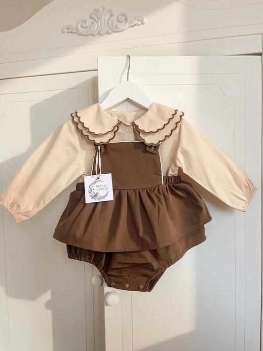 Flora Set - Cocoa & Beige