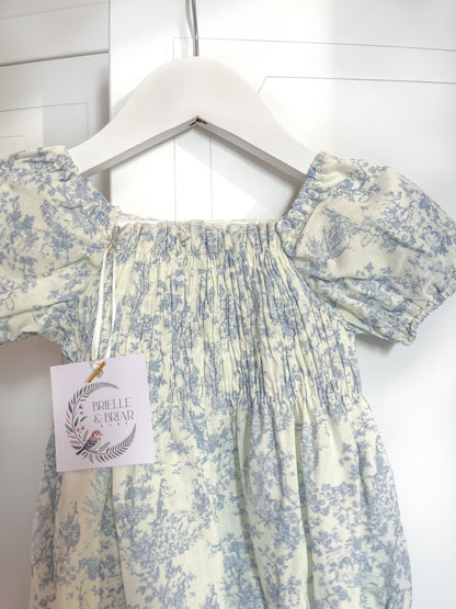 Athena Romper - Grecian Toile