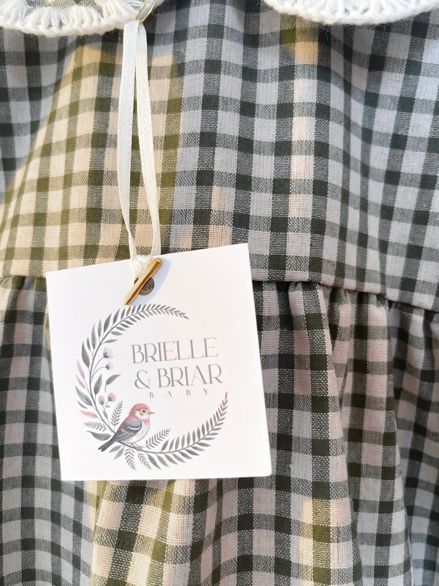 Alder Romper - Woodland Gingham