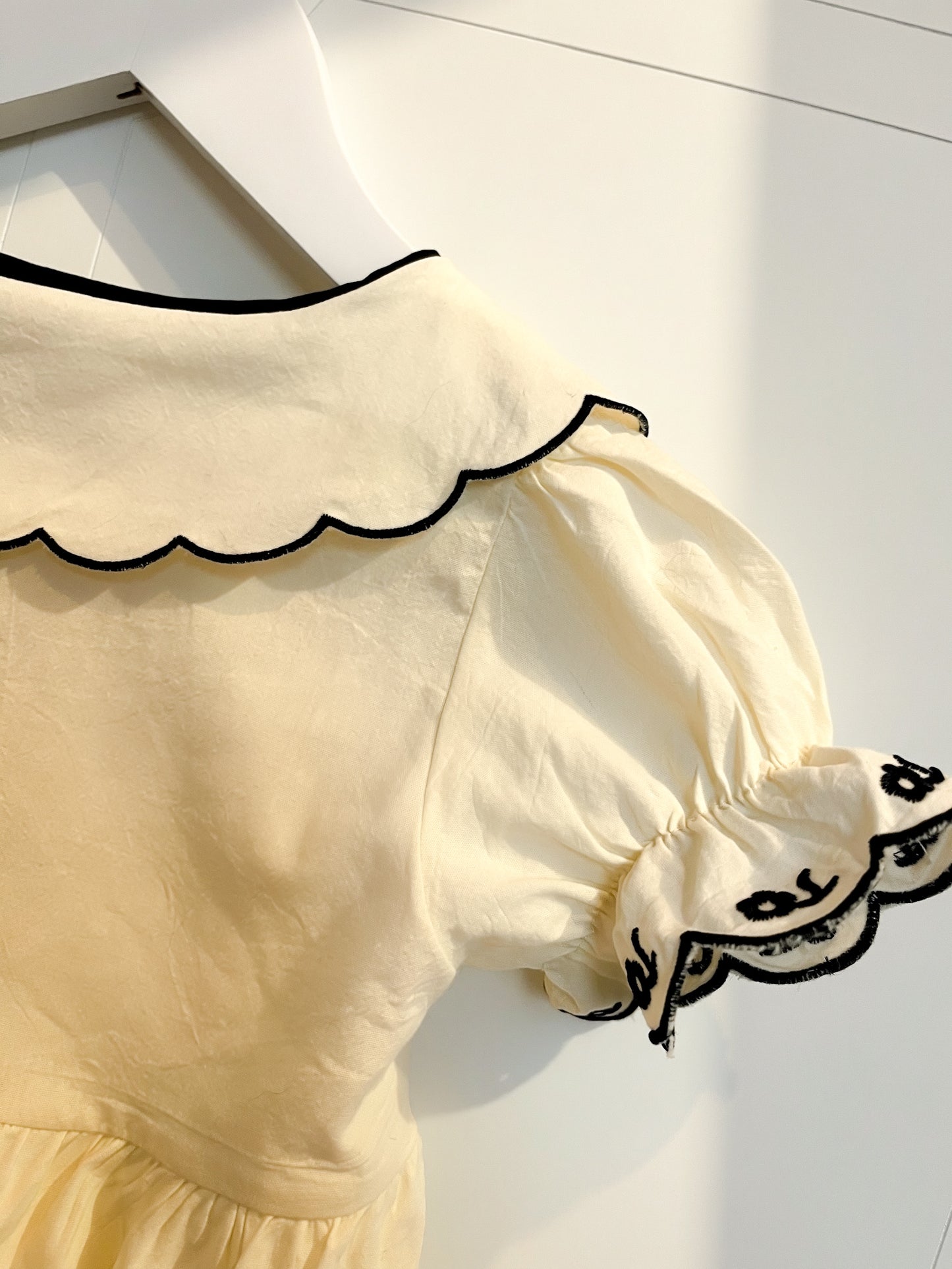Céleste Bow Romper - Cap Sleeve