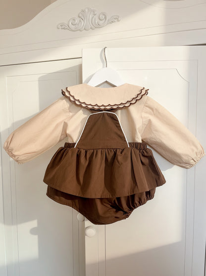 Flora Set - Cocoa & Beige
