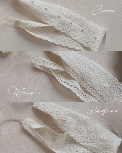 Nordic Forest Tied Ivory Headband