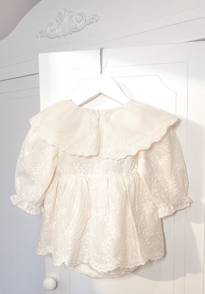 Lorelai Romper Dress - Classic Ivory