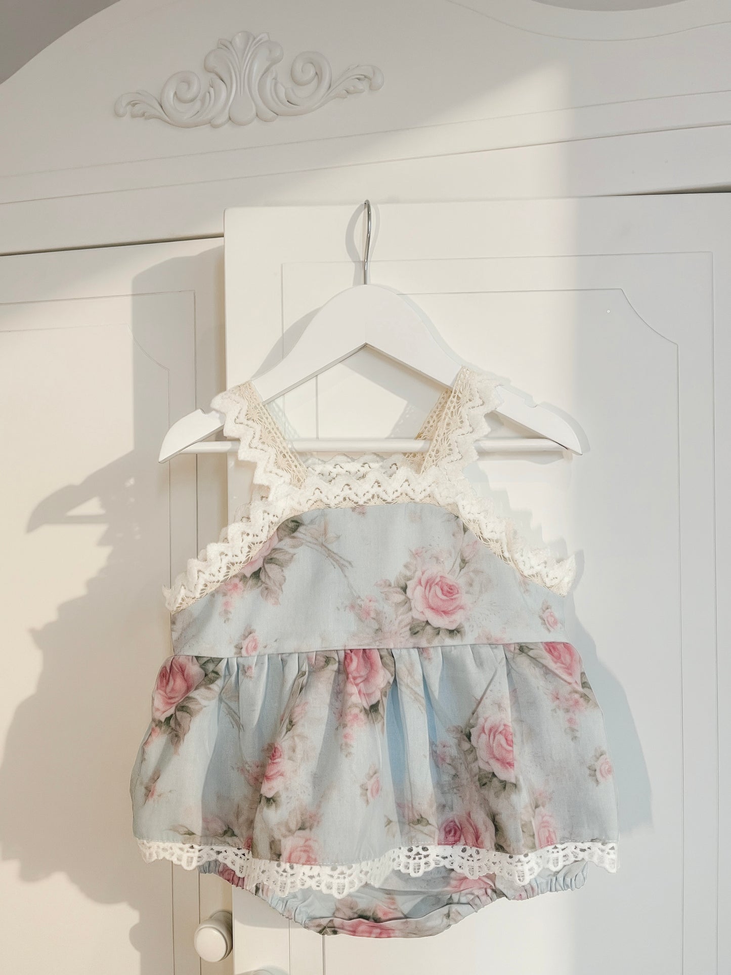 Rosabelle Romper Dress - Antique Rose