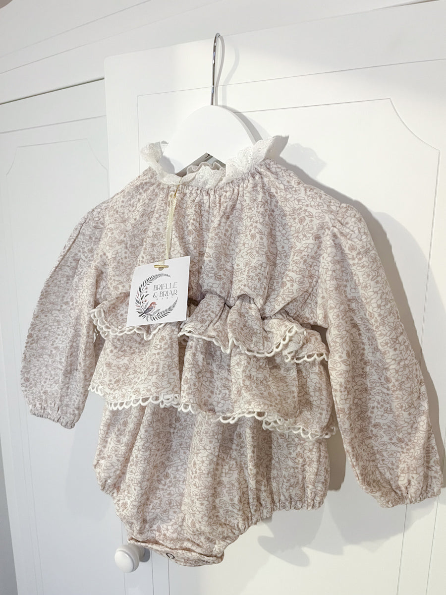 Fleur Elodie Tiered Romper