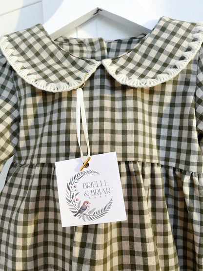 Alder Romper - Woodland Gingham