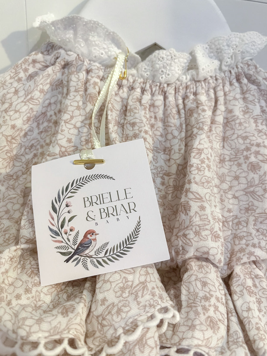 Fleur Elodie Tiered Romper