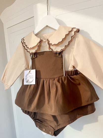 Flora Set - Cocoa & Beige