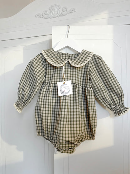 Alder Romper - Woodland Gingham