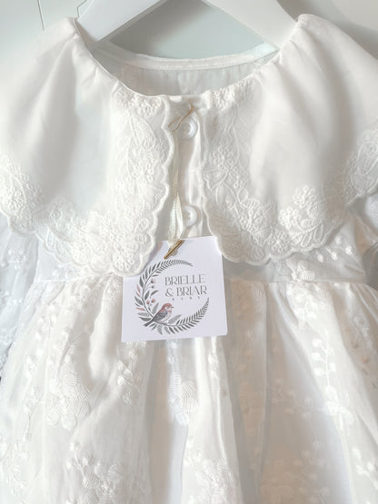 Lorelai Romper Dress - Heirloom White