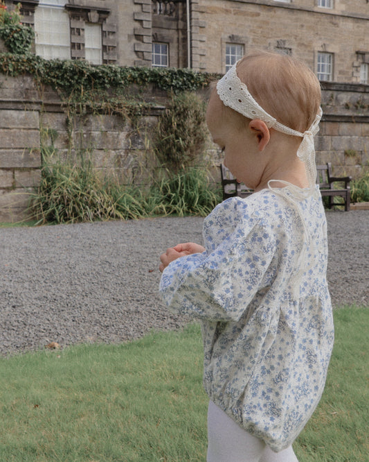 Nordic Forest Tied Ivory Headband