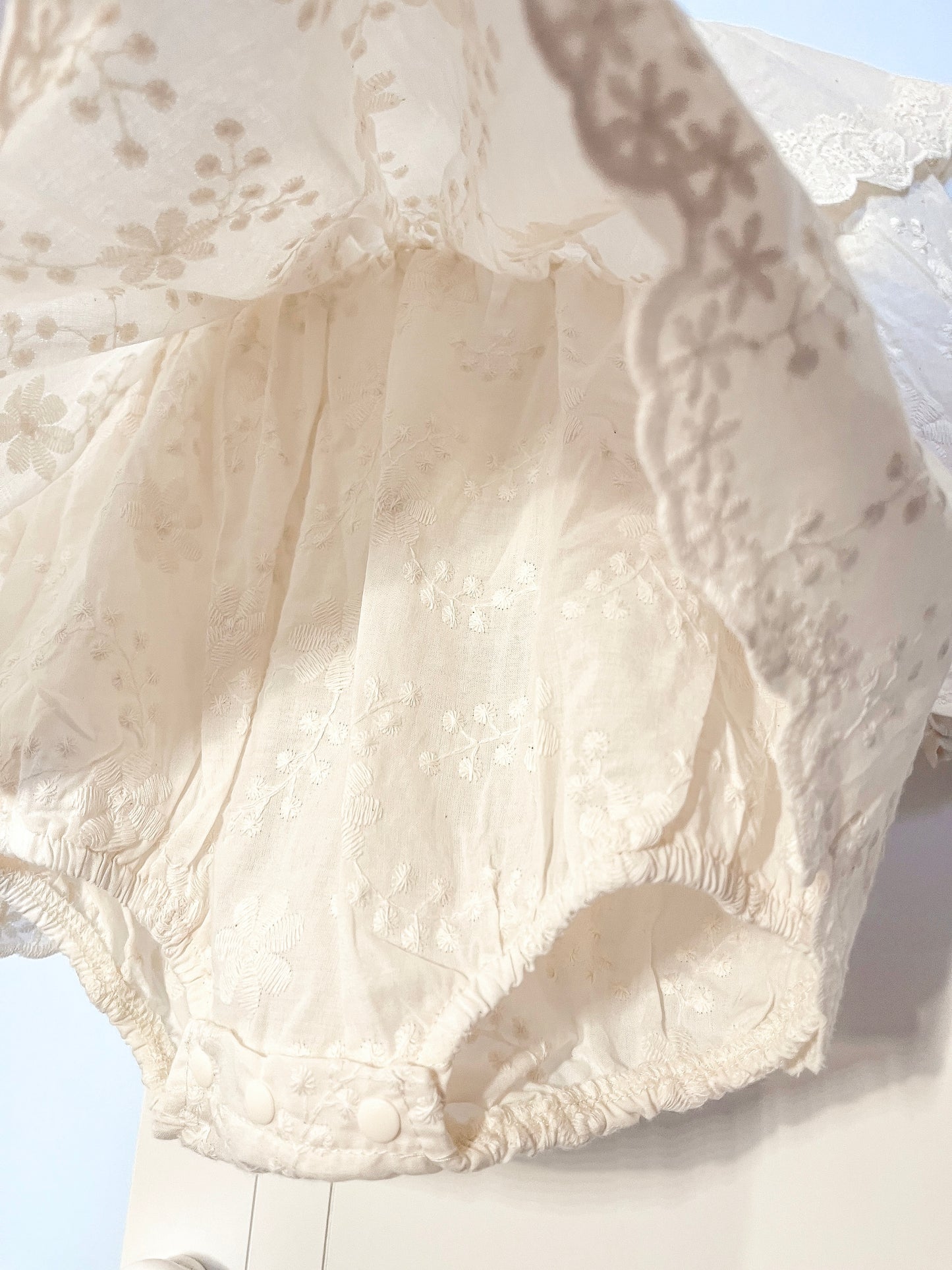 Lorelai Romper Dress - Classic Ivory