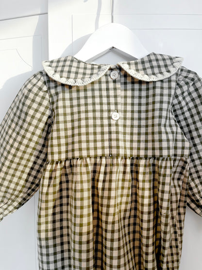 Alder Romper - Woodland Gingham
