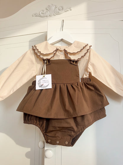 Flora Set - Cocoa & Beige