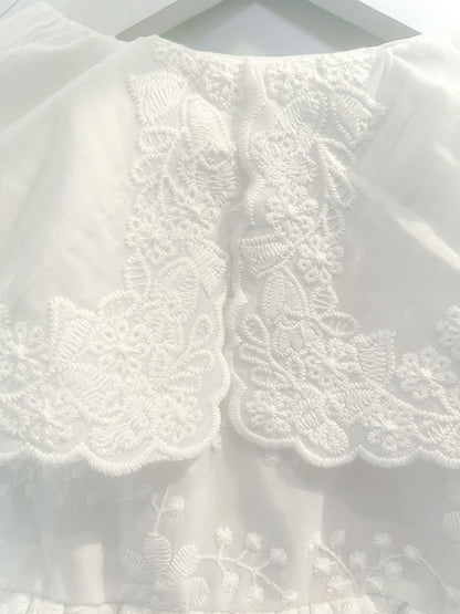 Lorelai Romper Dress - Heirloom White